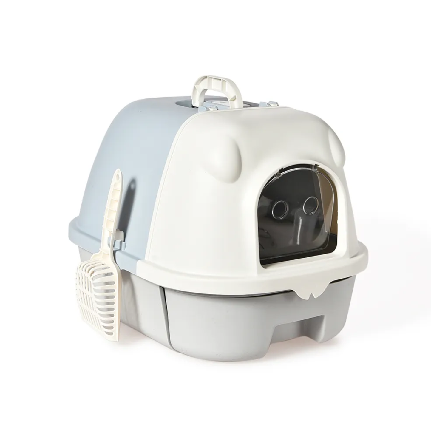 Pado Meow Cat Litter Box Blue - 53x41x38cm