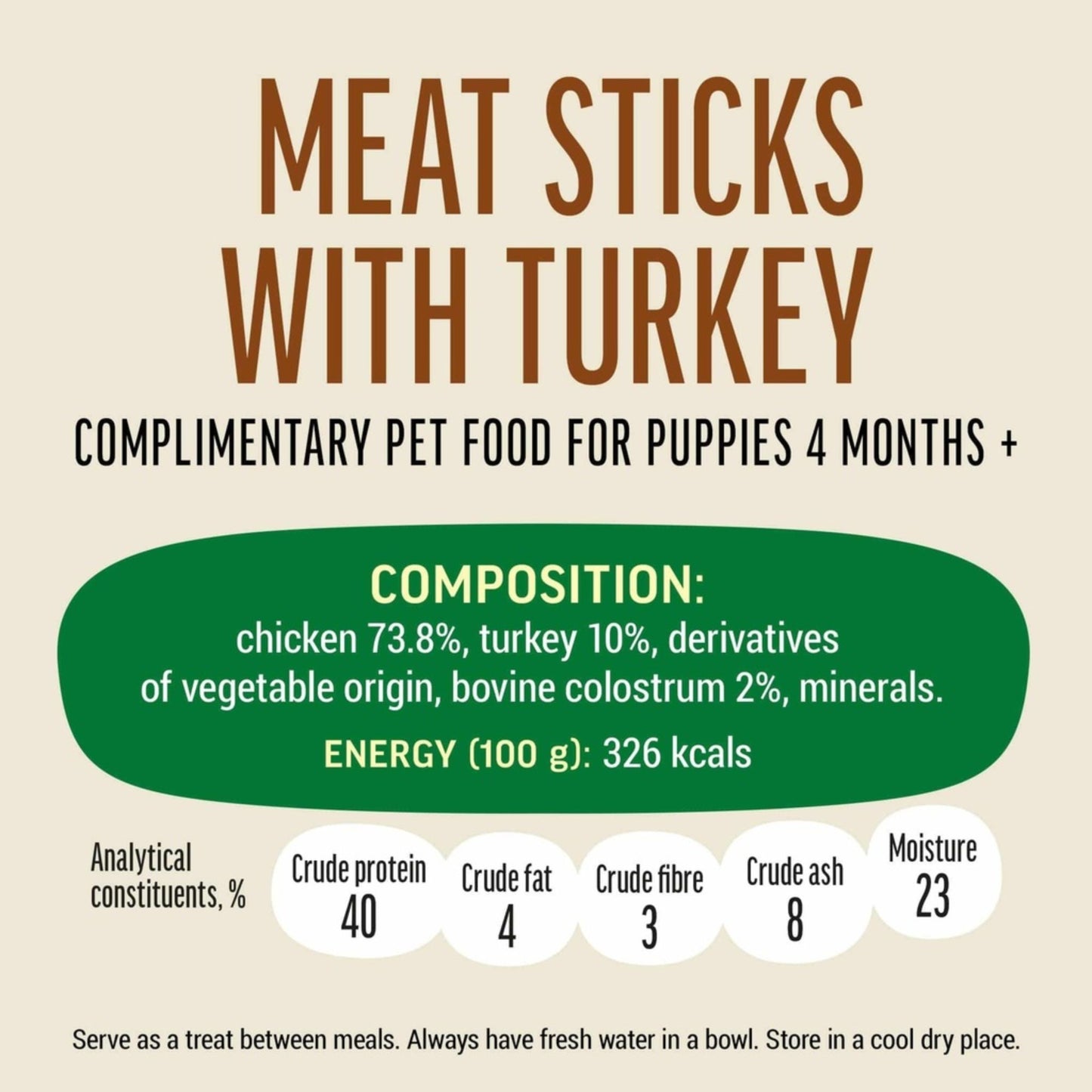 Dog Fest Turkey Stick With Colostrum – 45g