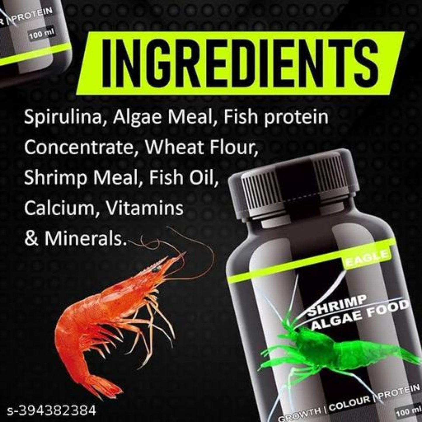 Horizone Eagle Shrimp & Algae Food – 100ml