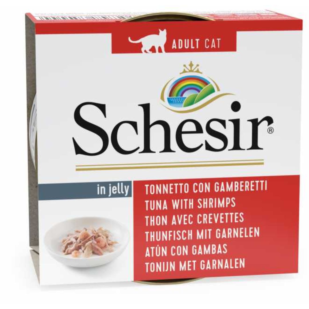 Schesir Cat Wet Food – Tuna & Shrimps