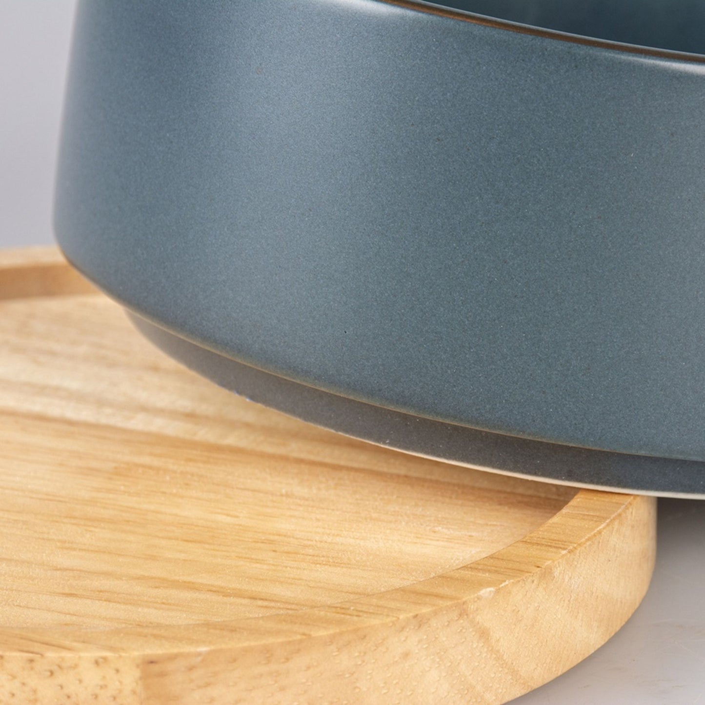 Duvo+ Feeding Bowl Stone Timber