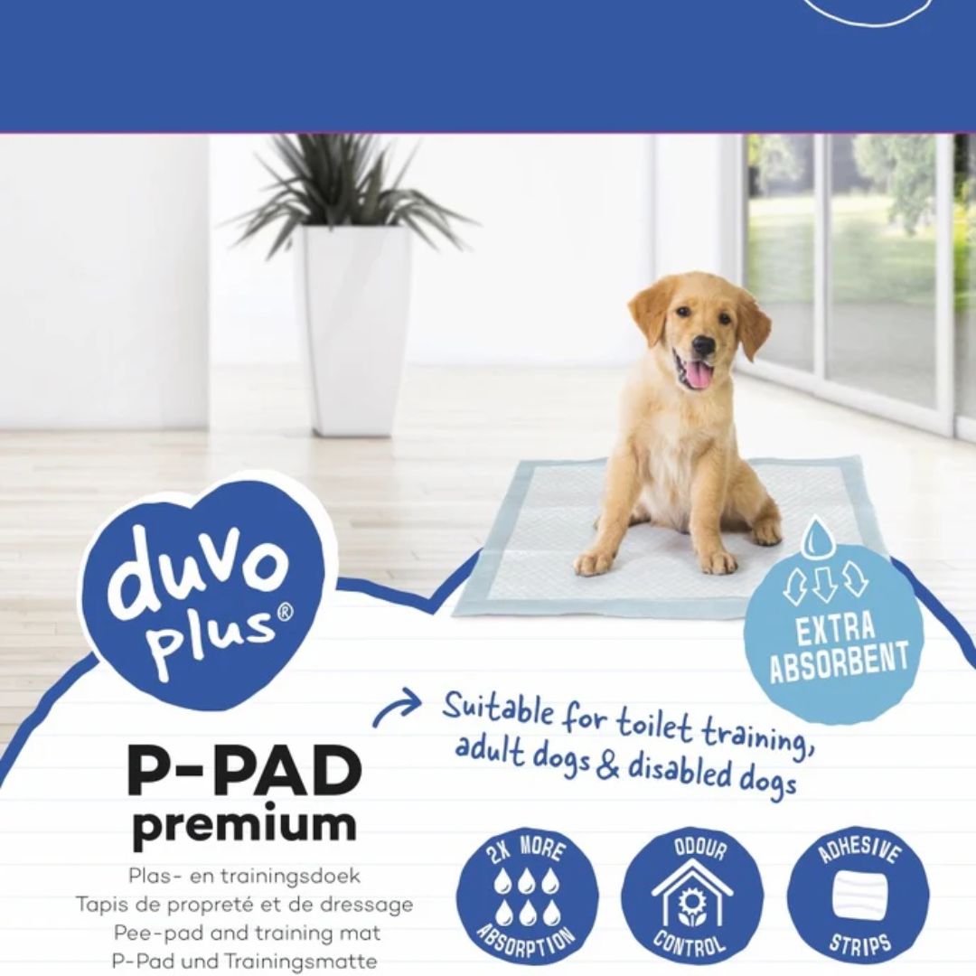 Duvo+ Pet Pads Premium XL – 60x60cm, 50pcs, Value Pack
