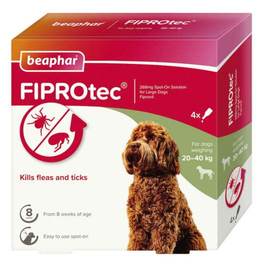 Beaphar Fiprotec Spot-On For Large Dog - 4 Pipette