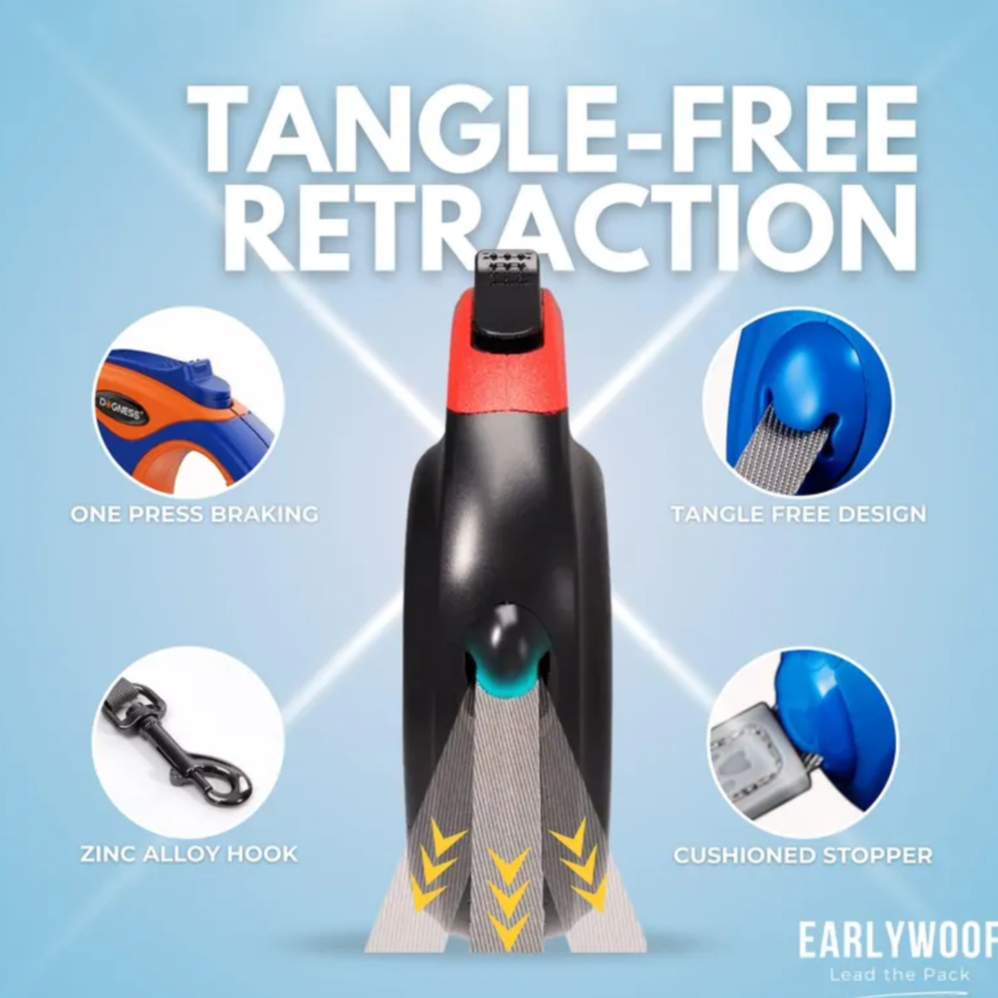 Dogness Retractable Dog Leash XL - 5.5m