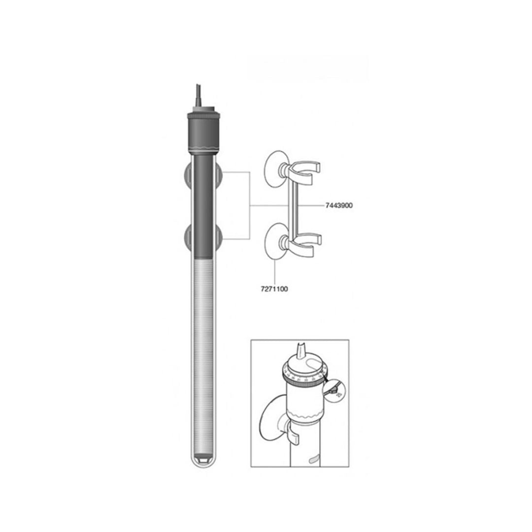 Eheim ThermoControl 50 Aquarium Heater – Adjustable, 50W