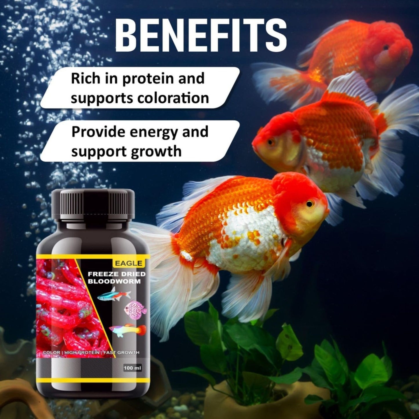 Horizone Eagle Freeze-Dried Blood Worms – 100ml