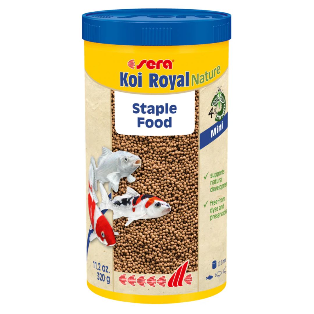 Sera Koi Royal Mini Nature Fish Food 1000ML – Small Pellet Pond Feed