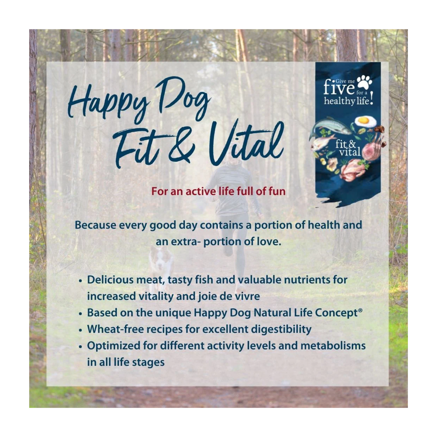 Happy Dog Fit & Vital - Medium Adult 4 KG