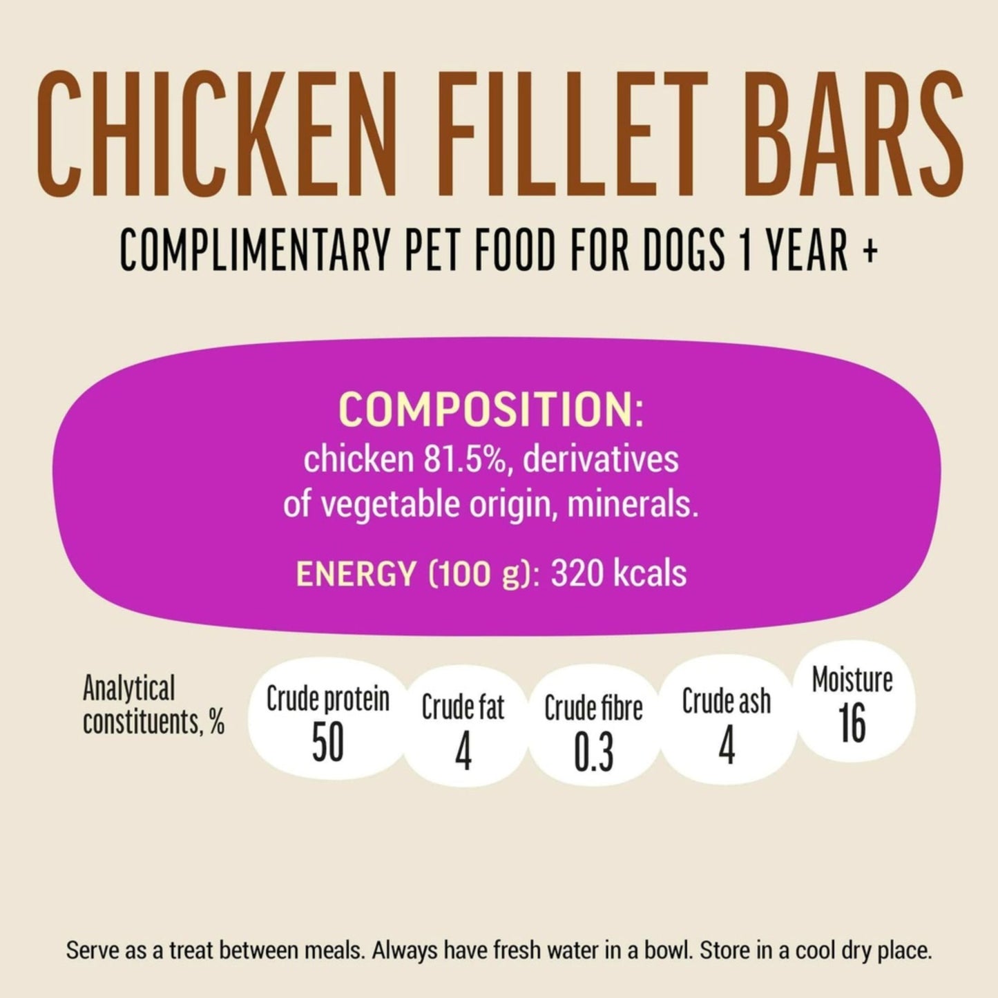 Dog Fest Chicken Fillet Bars For Adult Dog - 90g