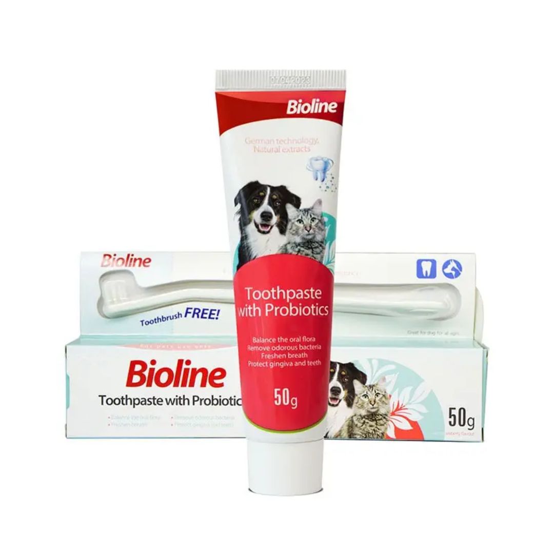 Bioline Probiotics Pet Toothpaste 50g Oral Health Formula