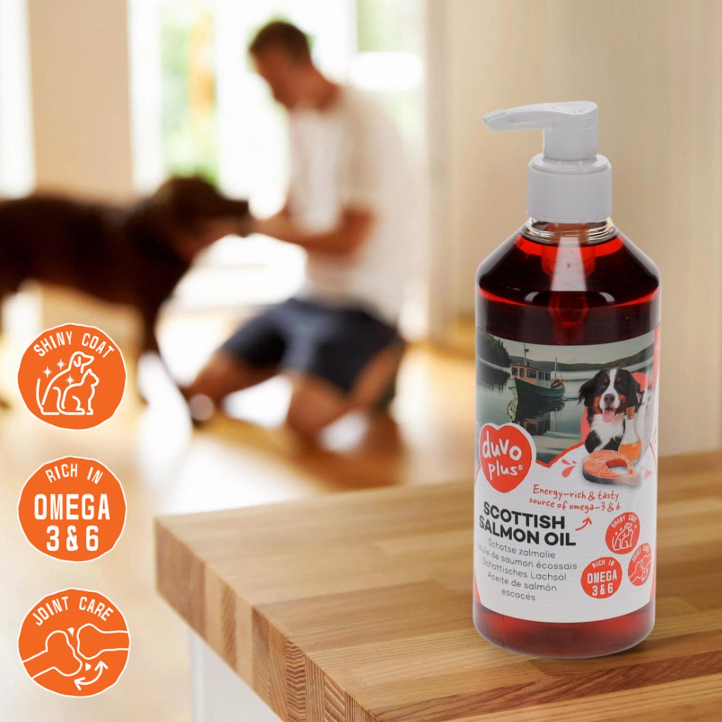 Duvo+ Scottish Salmon Oil For Cat & Dog – 500ml