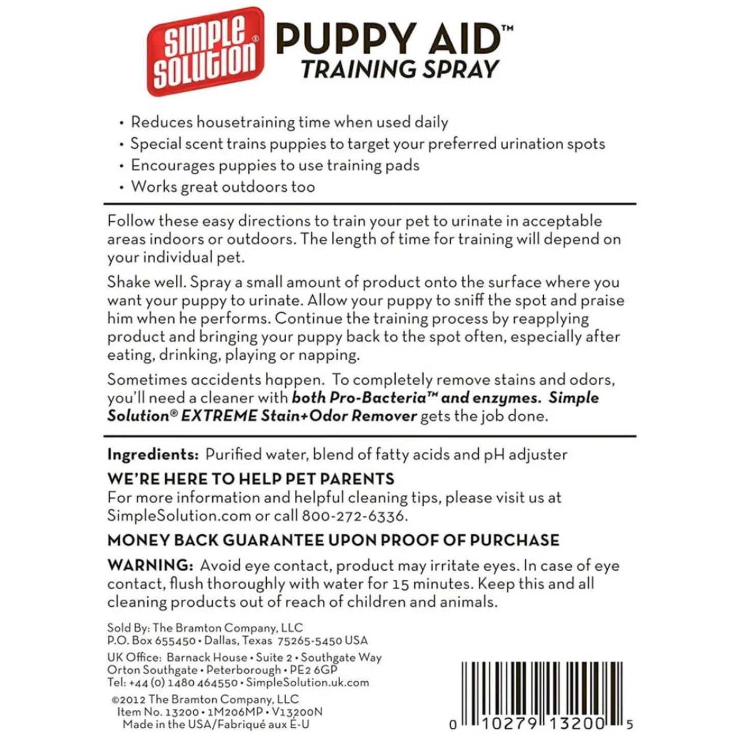 Simple Solution TW Puppy Training Spray Housebreaking Aid - 500ml