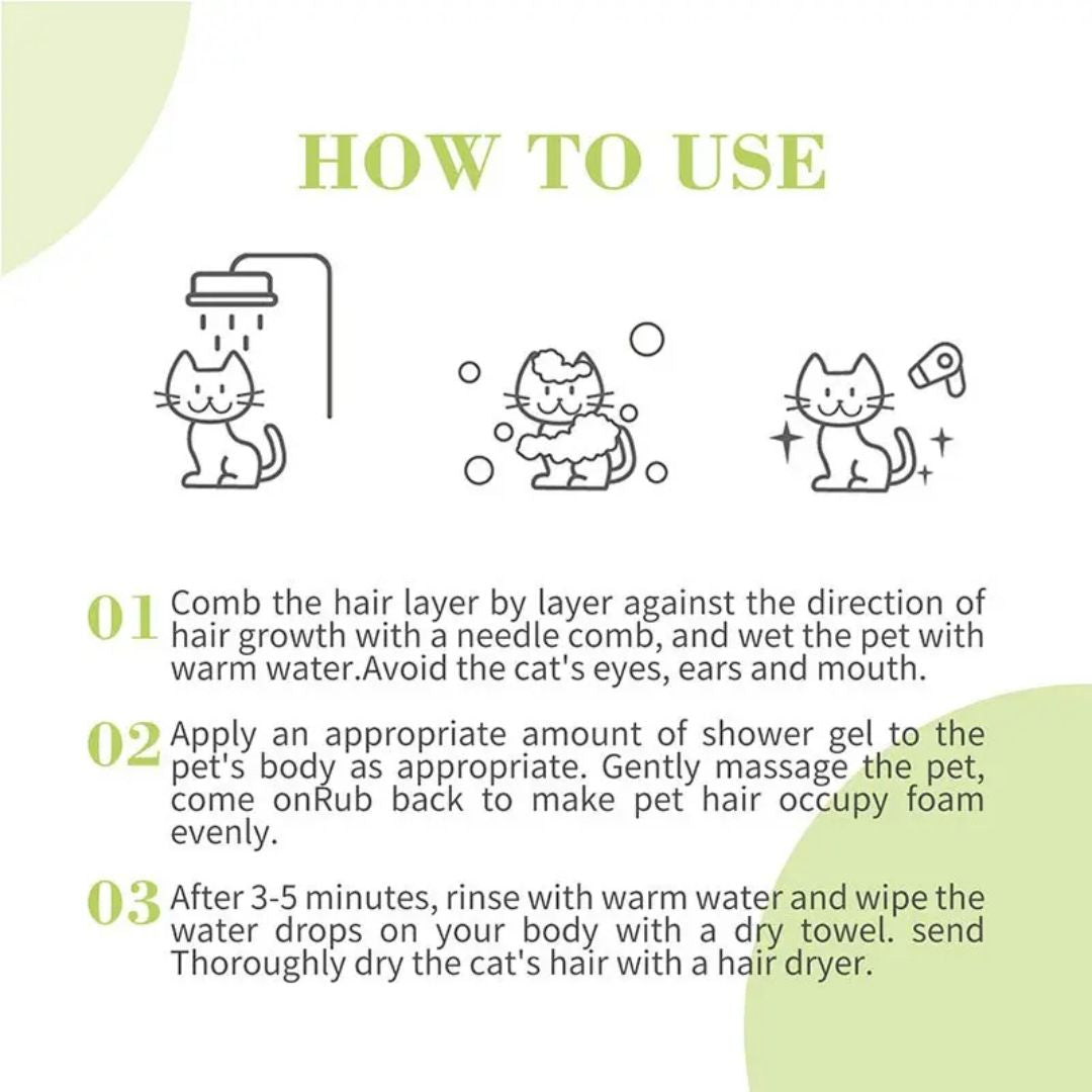 Bioline Insect Repellent Shampoo for Cats 200ml Cat Flea & Bug Protection