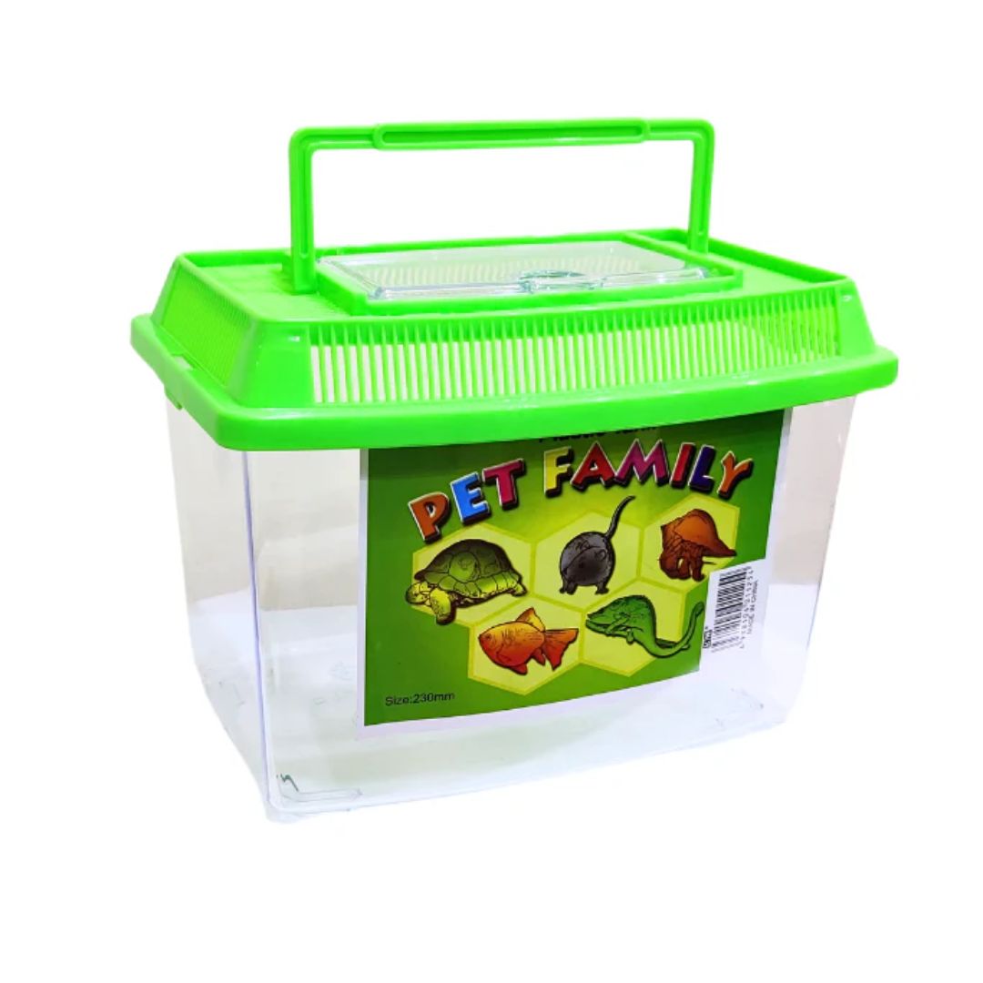 KW Zone Plastic Aquarium Tank – 23cm – Large Transparent Fish Tank