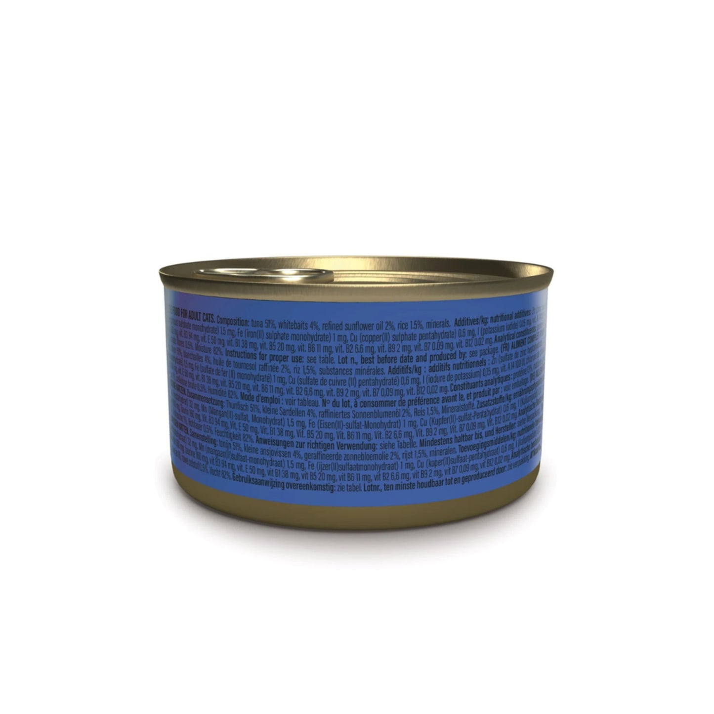 Schesir Complete & Balanced Nutrition Wet Cat Food in Jelly Can- Tuna With Whitebait 85g
