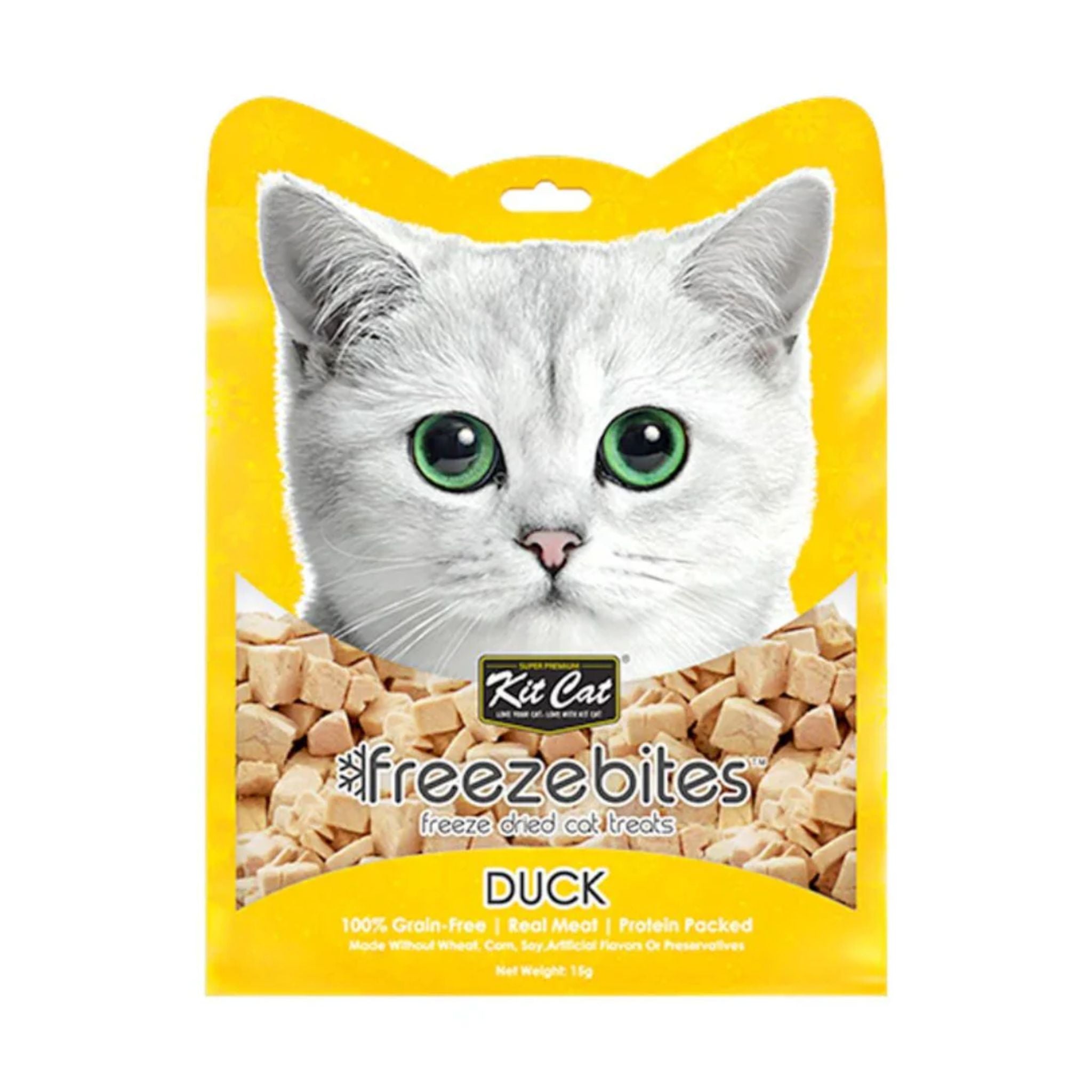 Kit Cat Freeze Bites Duck Cat Treats - 15g