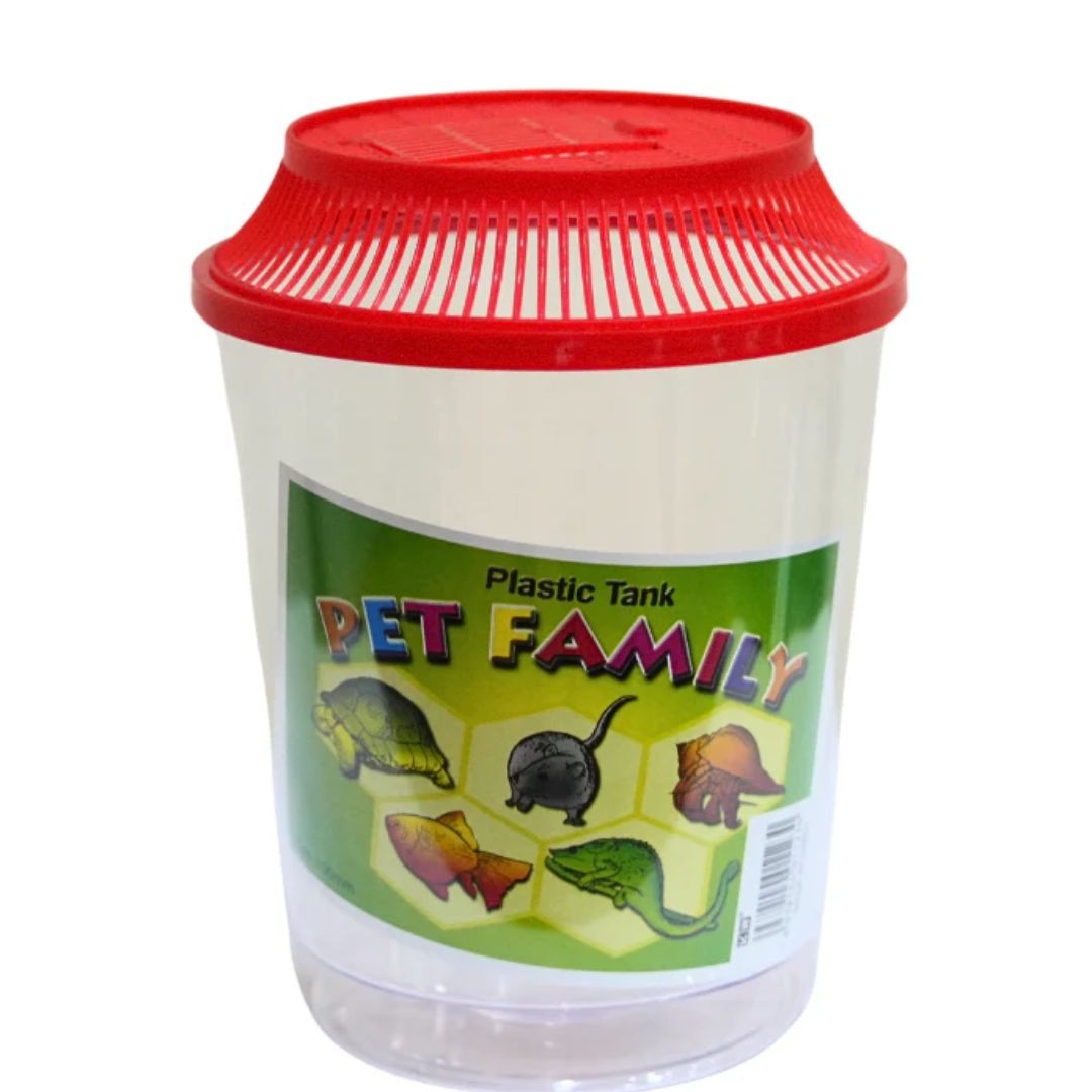 KW Zone Plastic Aquarium Tank – 10cm – Small Betta Fish Container