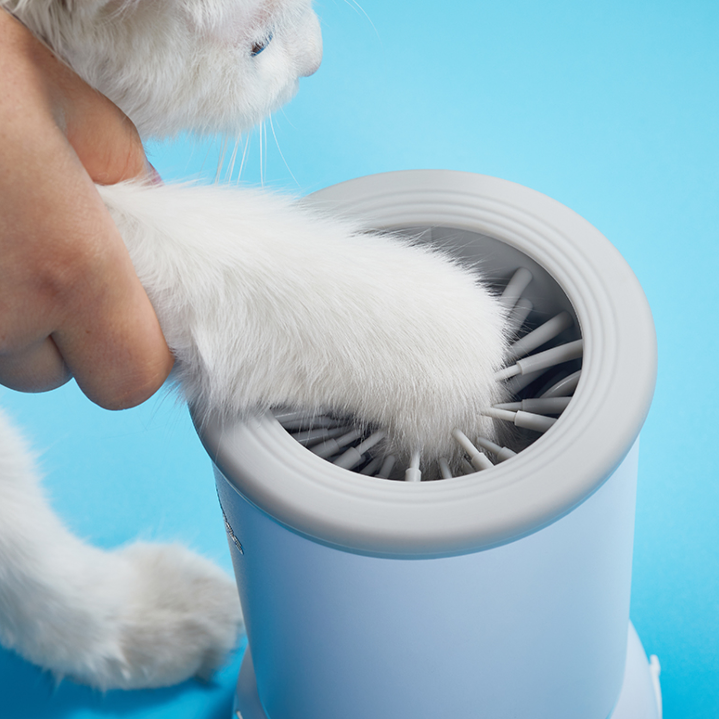 Dogness Automatic Pet Paw Cleaner And Massager Plus - White