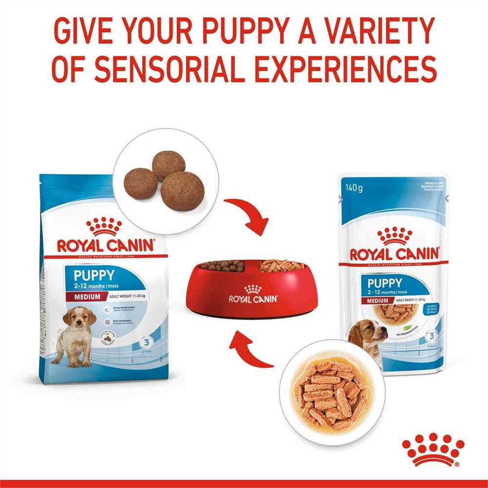 Size Health Nutrition Medium Puppy (Wet Food - Pouches) 140G