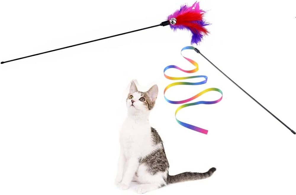 Petbroo Cat Toy Feather Wands047