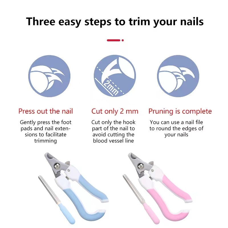 Petbroo Nail Cutter With Polish For Dogs & Cats