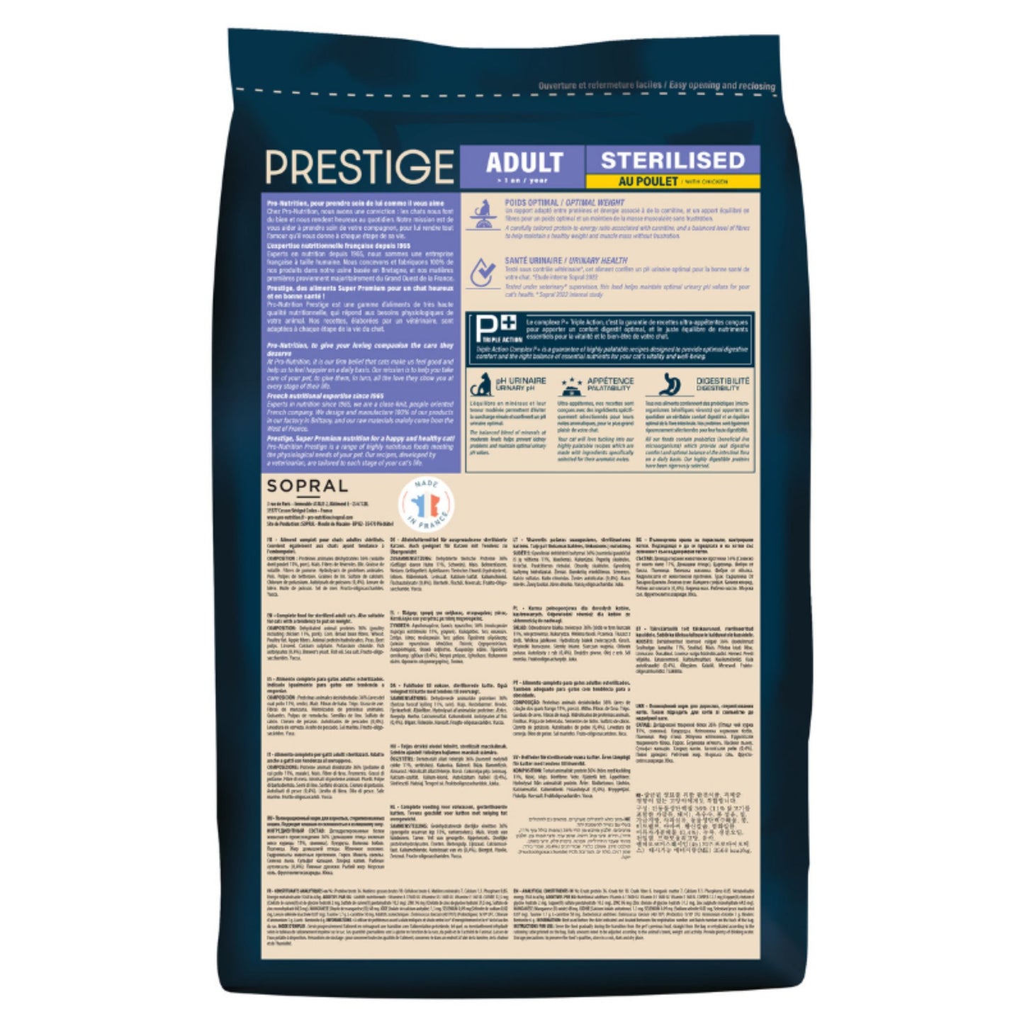 Pro Nutrition Prestige Adult Sterilised Chicken Cat Dry Food - 2Kg
