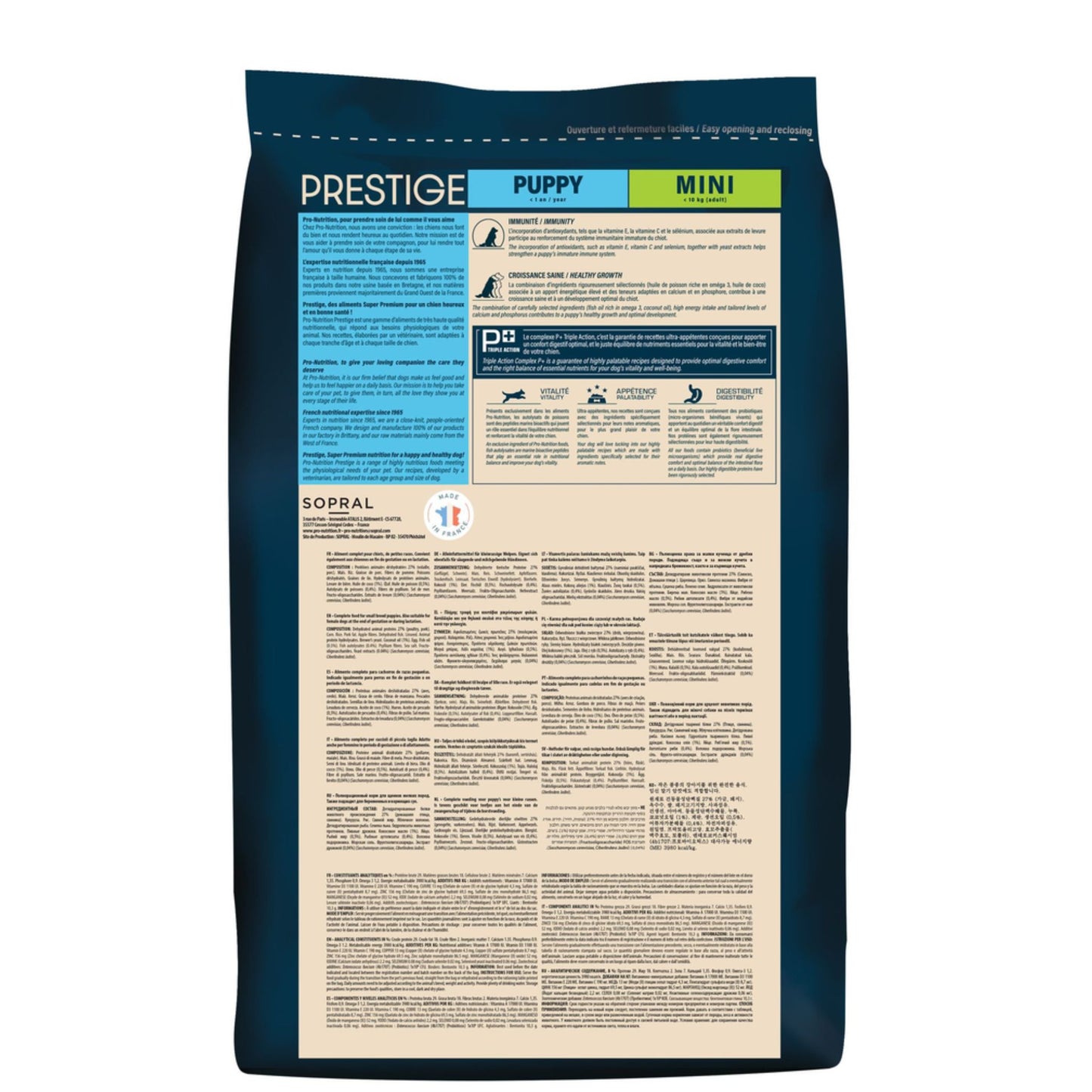 Pro Nutrition Prestige Puppy Mini Dry Dog Food - 3Kg