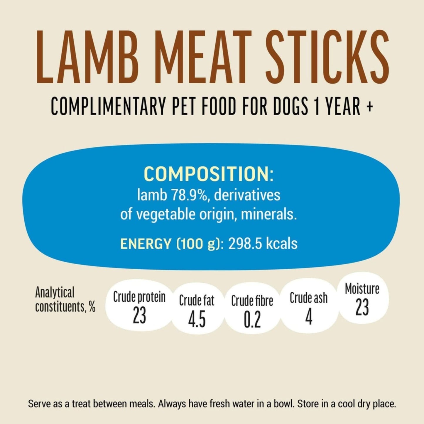 Dog Fest Lamb Meat Sticks for Adult Dogs - 45g (1.59 oz)