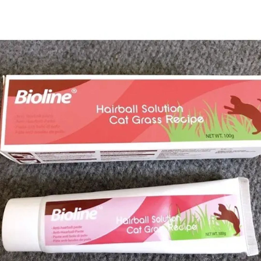 Bioline Hairball Solution 100g Cat Hairball Control Formula