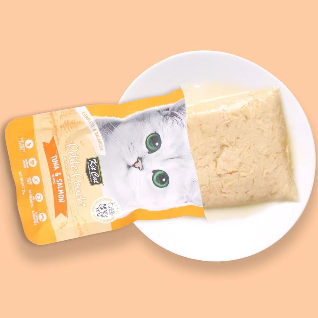 Kit Cat Petite Pouch Wet Food ‚Tuna & Salmon 70g x24