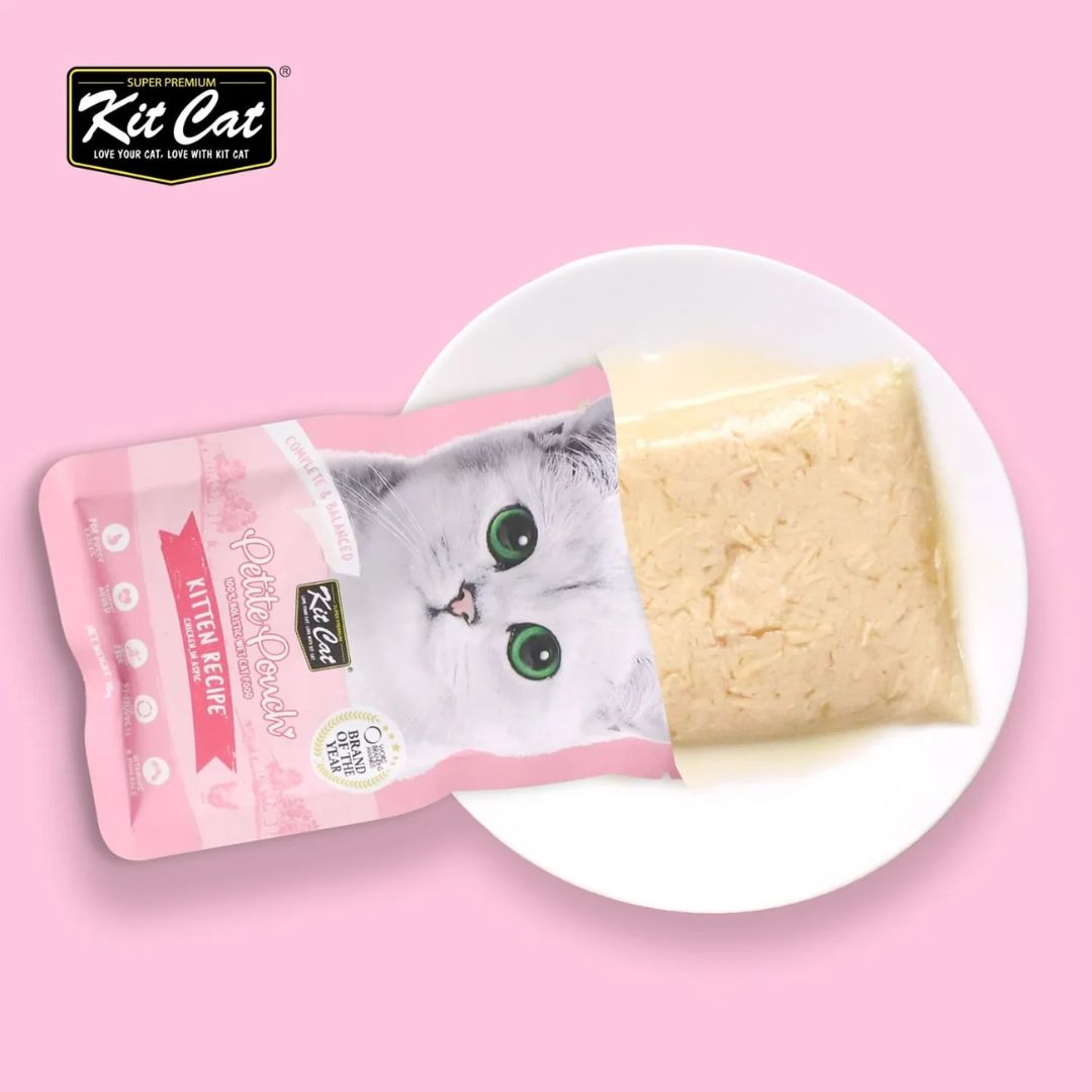 Kit Cat Petite Pouch Wet Food ‚Kitten Chicken 70g x24