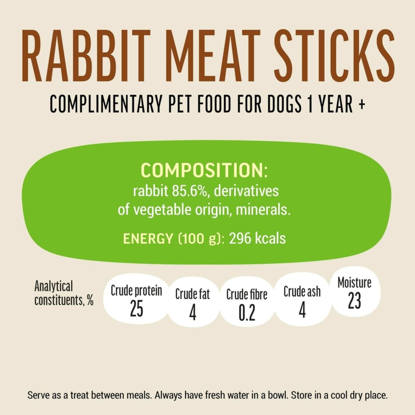 Dog Fest Rabbit Meat Sticks for Adult Dogs – 45g (1.59oz)