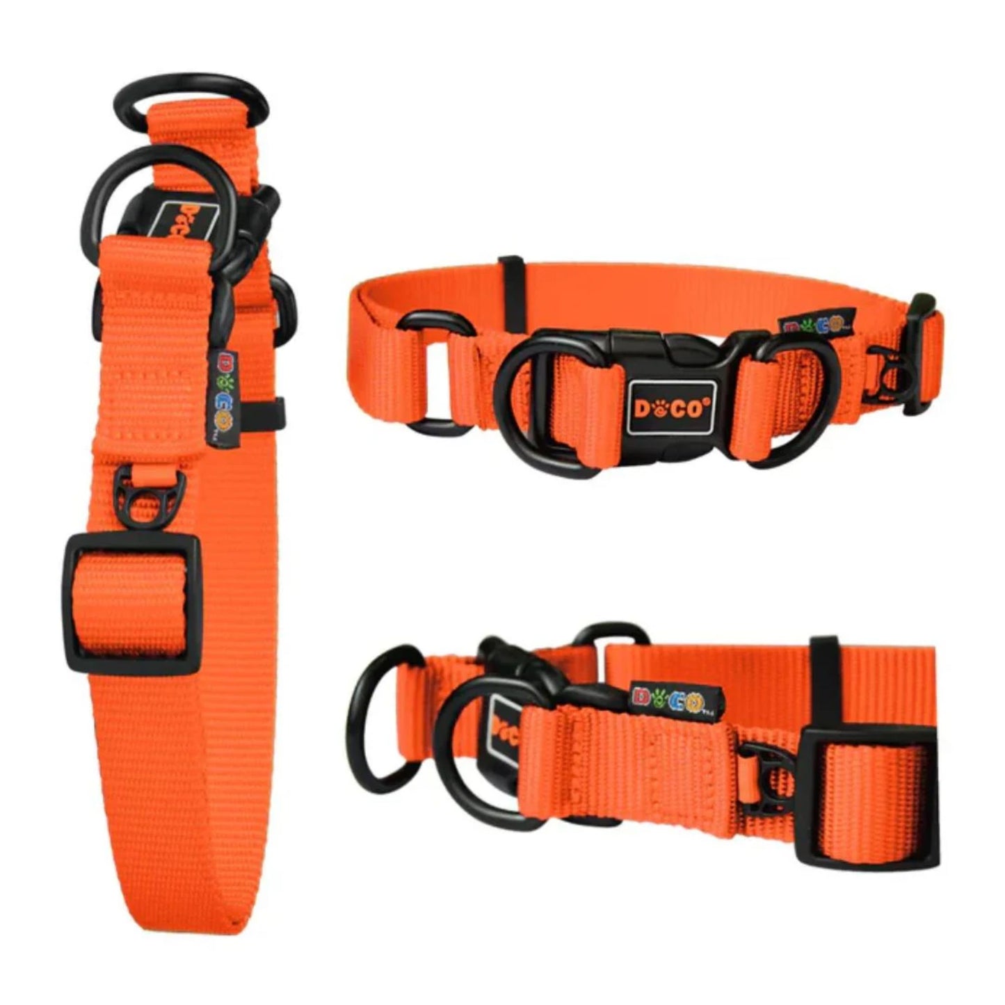 Doco Double D Ring Nylon Dog Collar