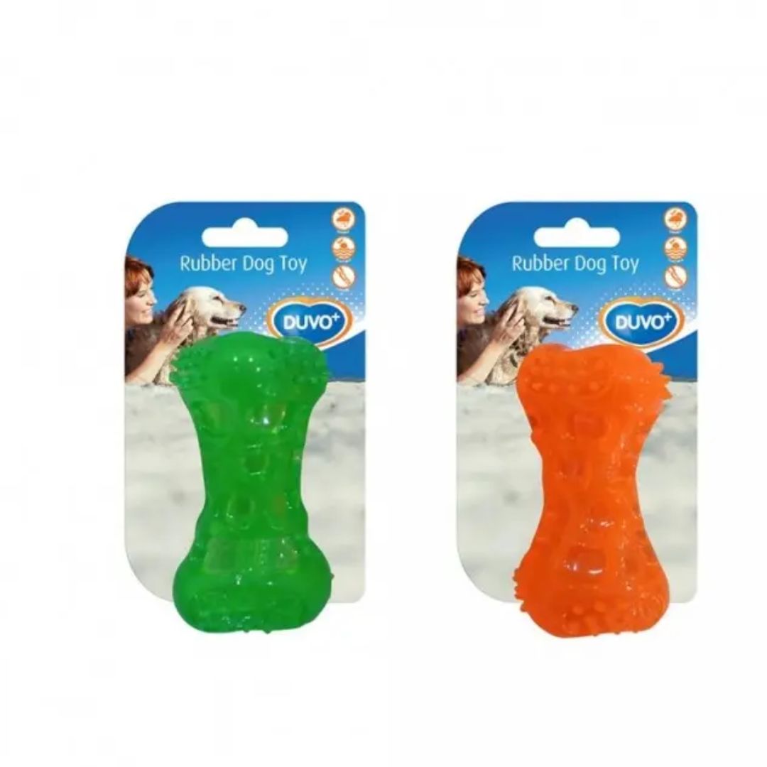 Duvo+ Tpr Ball Squeaky Orange/Green 5.5cm