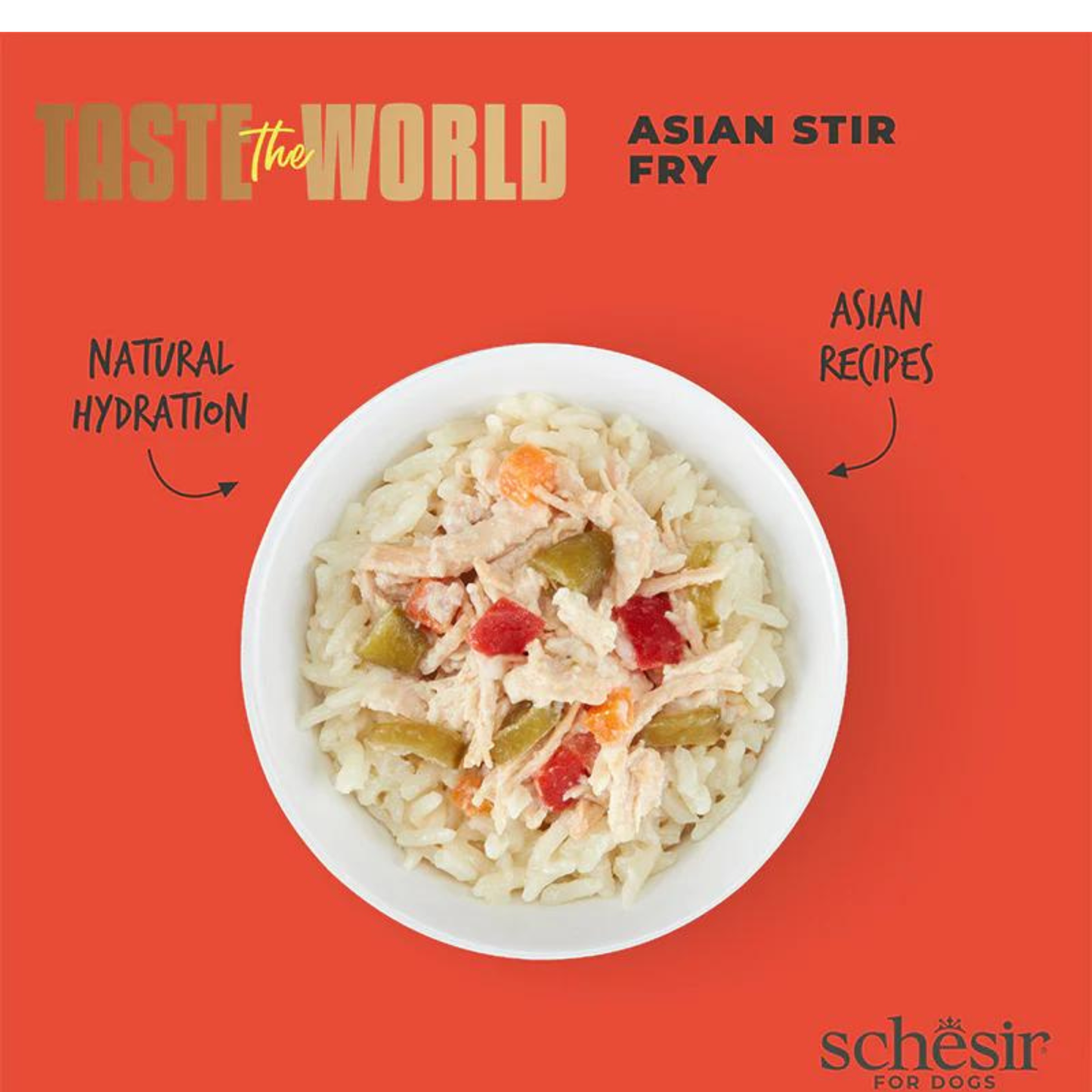 Schesir Dog Wet Food Asian Stir Fry - 150G