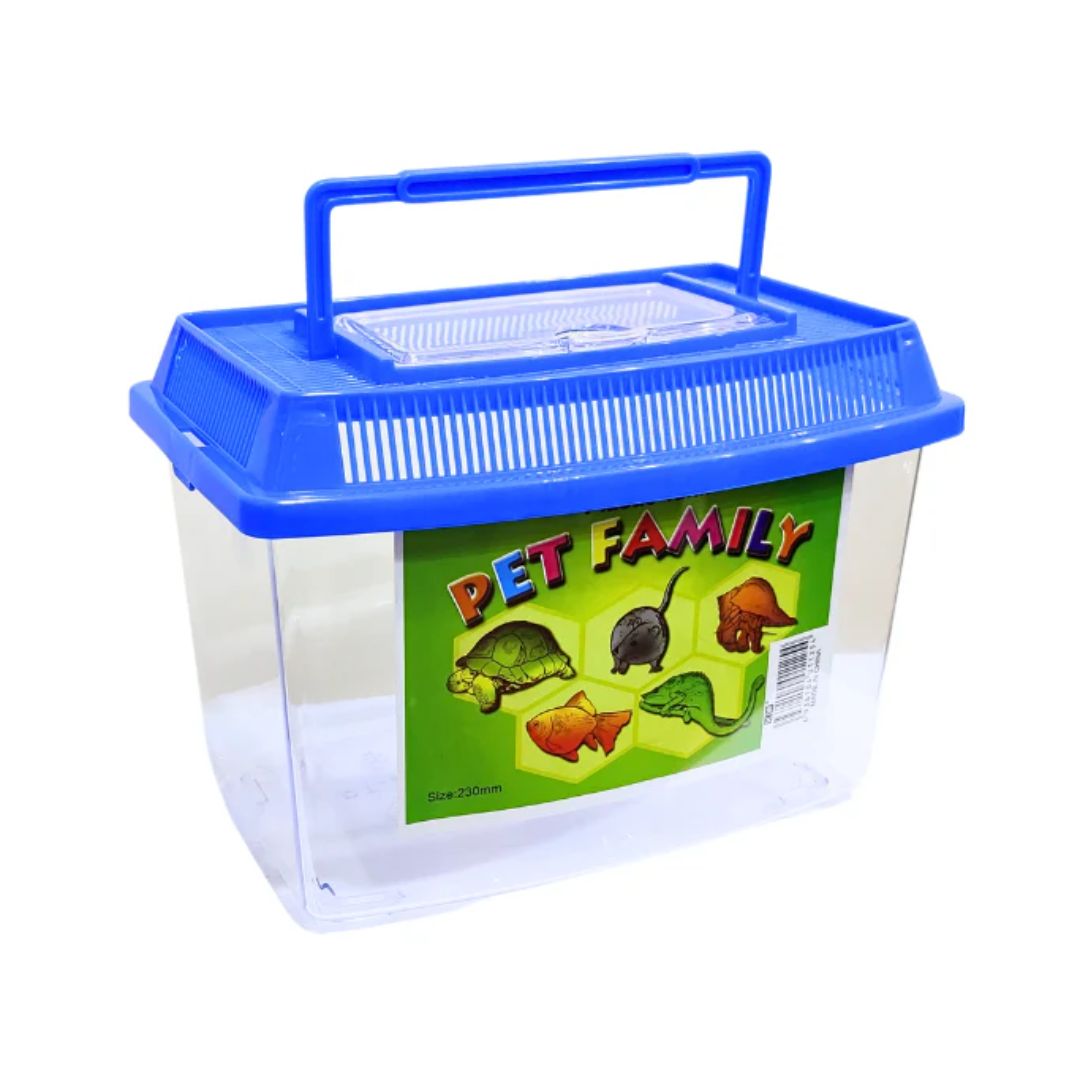 KW Zone Plastic Aquarium Tank – 23cm – Large Transparent Fish Tank