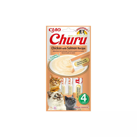 Inaba Churu Chicken With Salmon - 56G