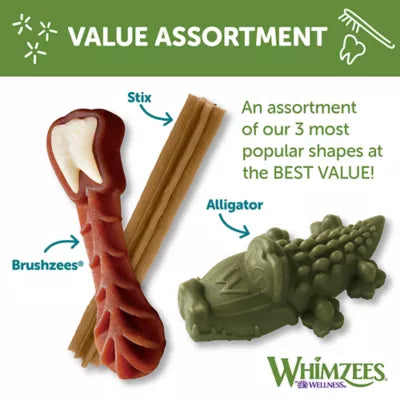 Whimzees Variety Value Box Large 14Pcs