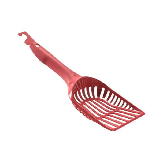 Moderna Handy Cat Litter Scoop AI44 – Red – Ergonomic & Lightweight Scoop for Cat Litter