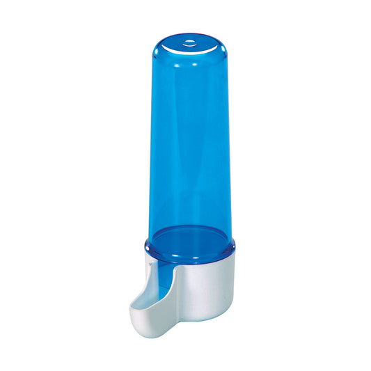 Duvo+ Fountain Altair Blue Bird Water Bottle – 110ml Portable Bird Feeder Accessory