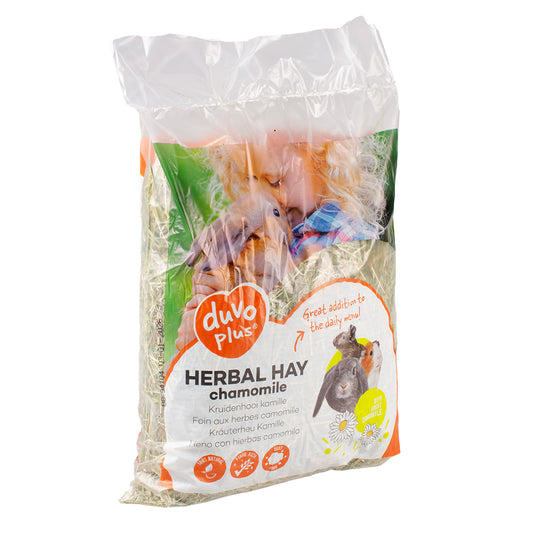 Duvo+ Herbal Hay with Chamomile – 500g Natural Small Pet Feed