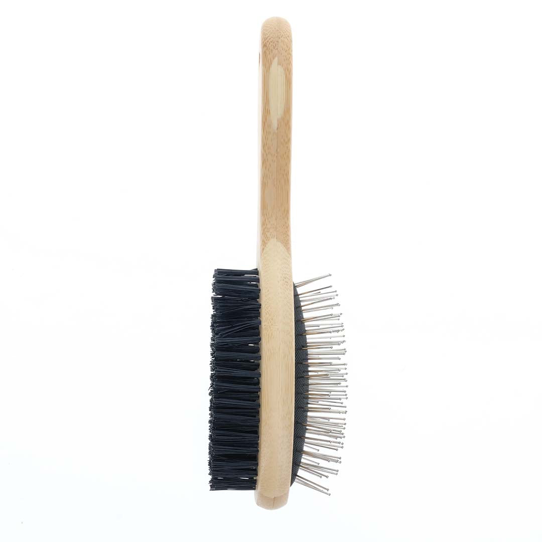Duvo+ Bamboo 2-in-1 Grooming Brush [Size - L]