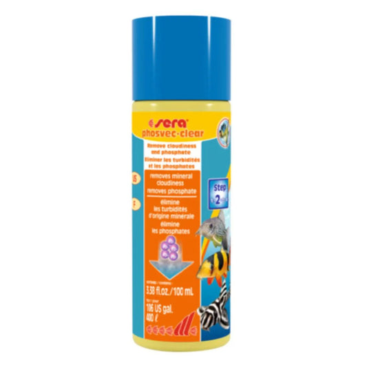 Sera Phosvec Clear 100ML – Phosphate Remover for Crystal Water