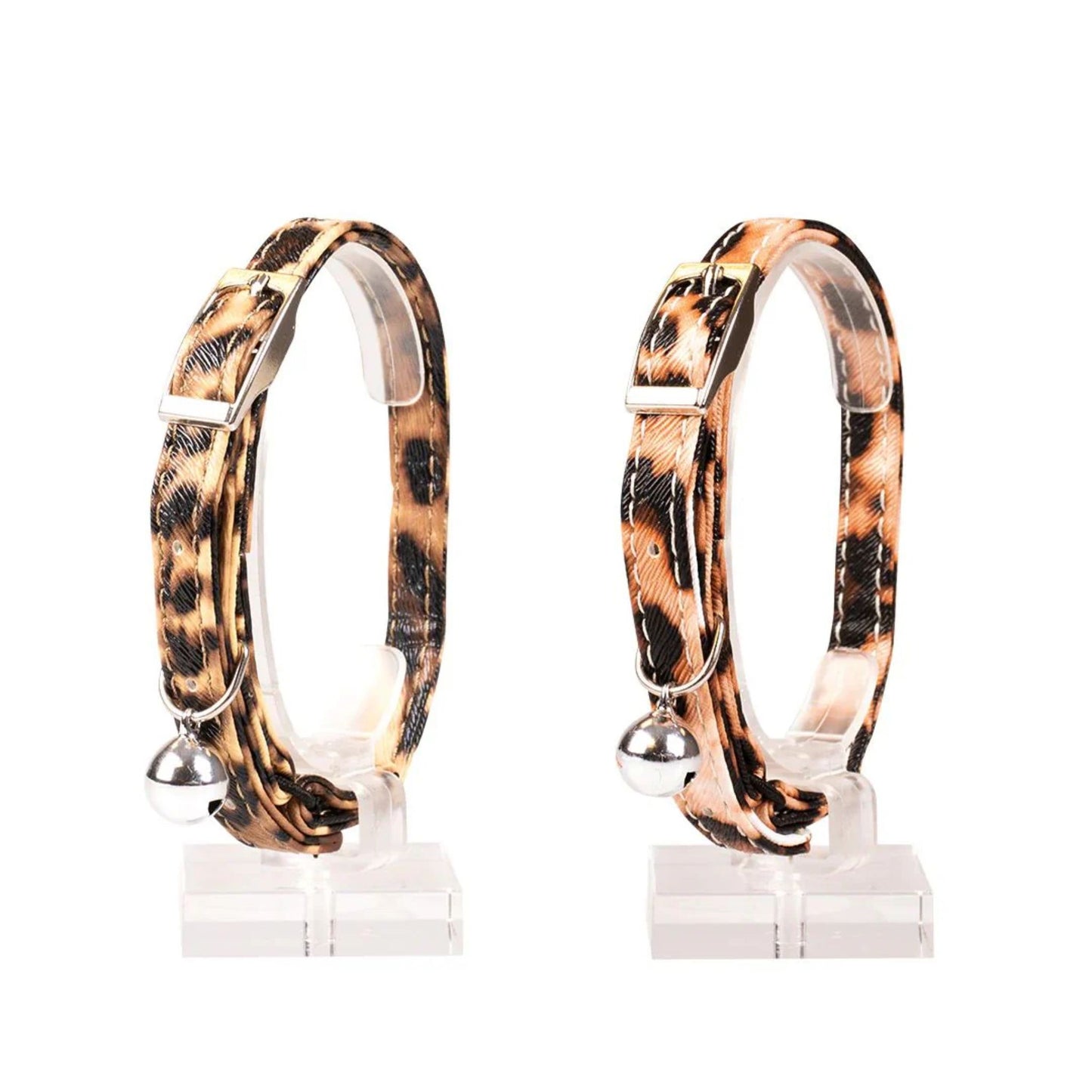 Duvo+ Cat Collar – Leopard Pattern – Mixed Colors – 20–30 cm x 10 mm