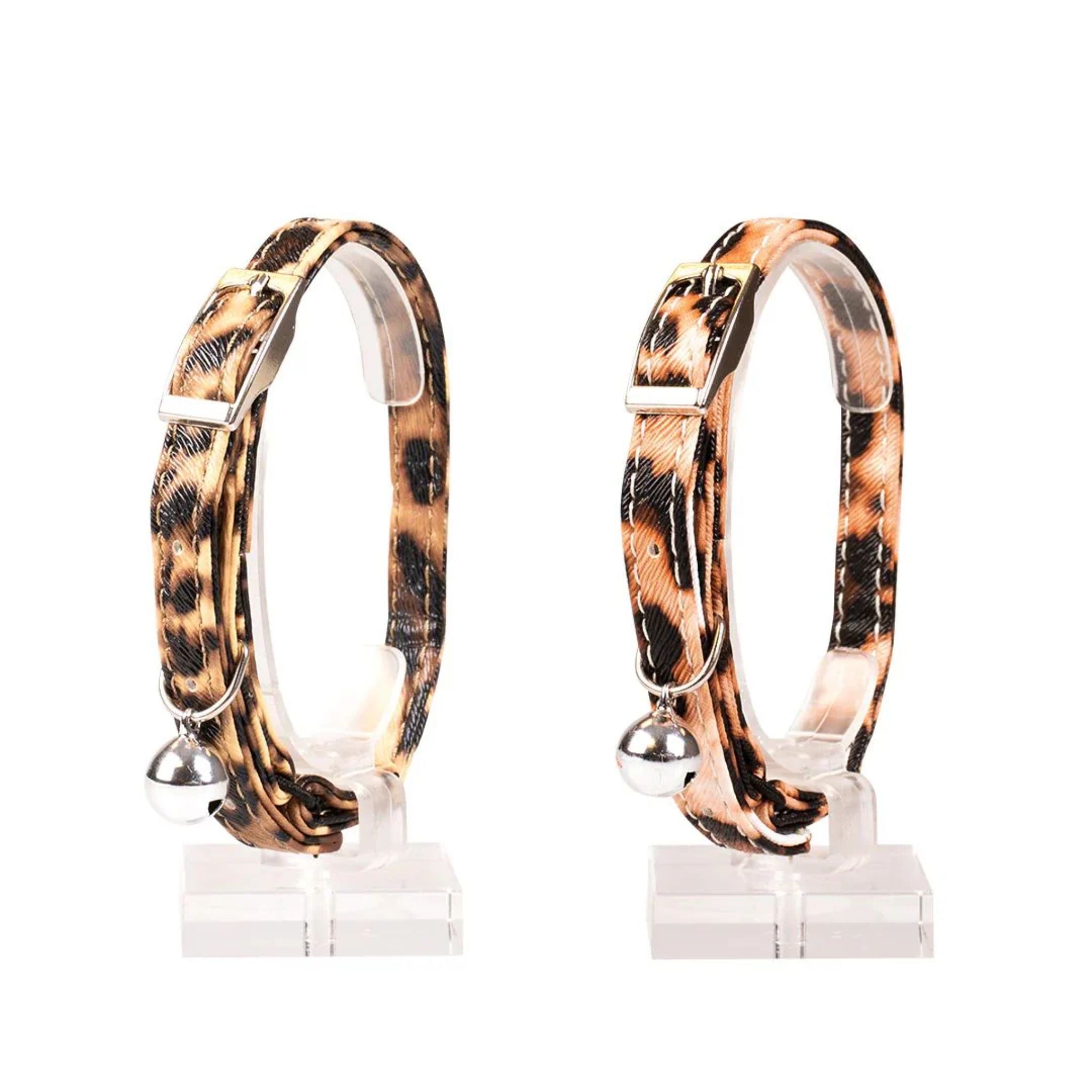 Duvo+ Cat Collar – Leopard Pattern – Mixed Colors – 20–30 cm x 10 mm