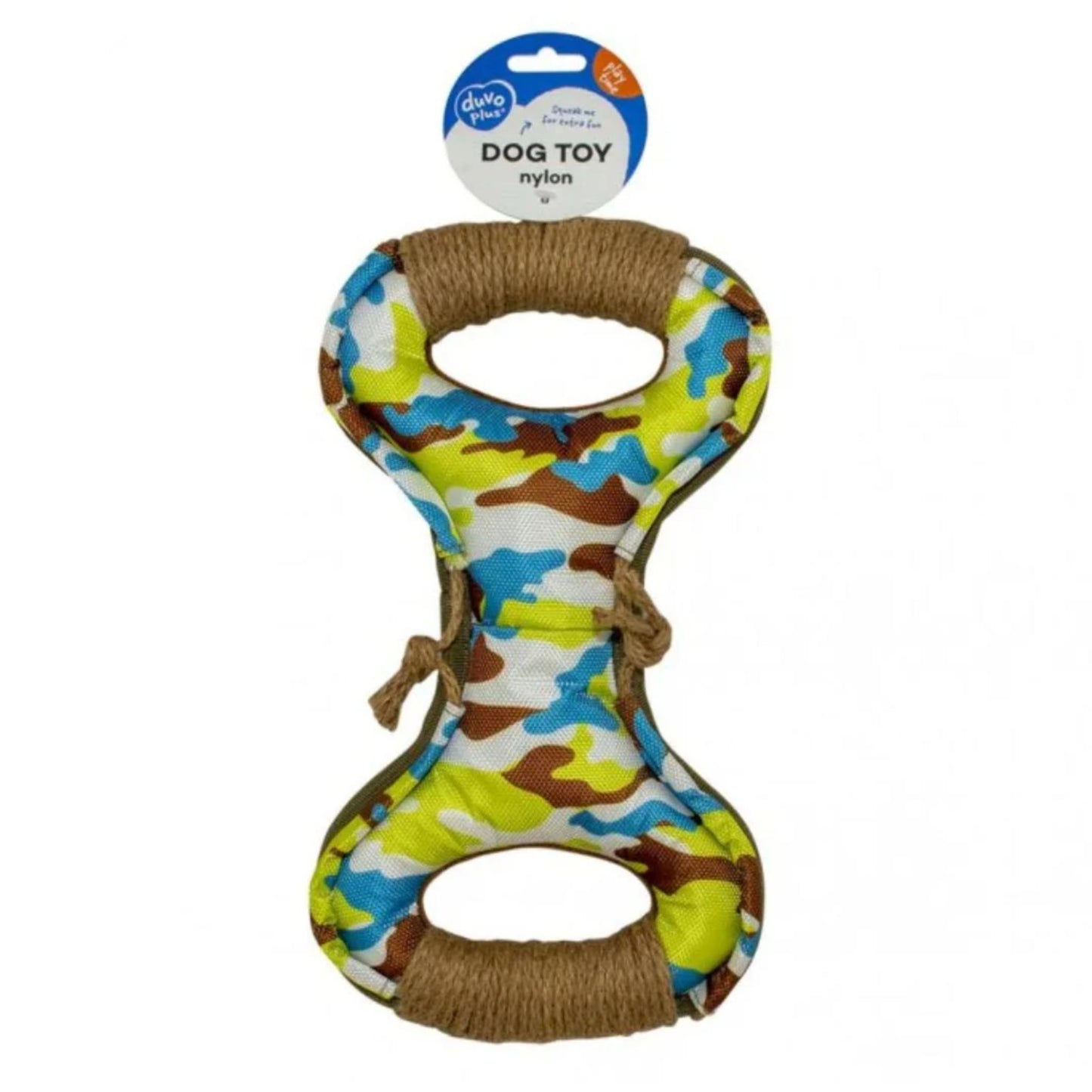 Duvo+ Camouflage Tug Toy Multicolour – 31x17x5.5 cm