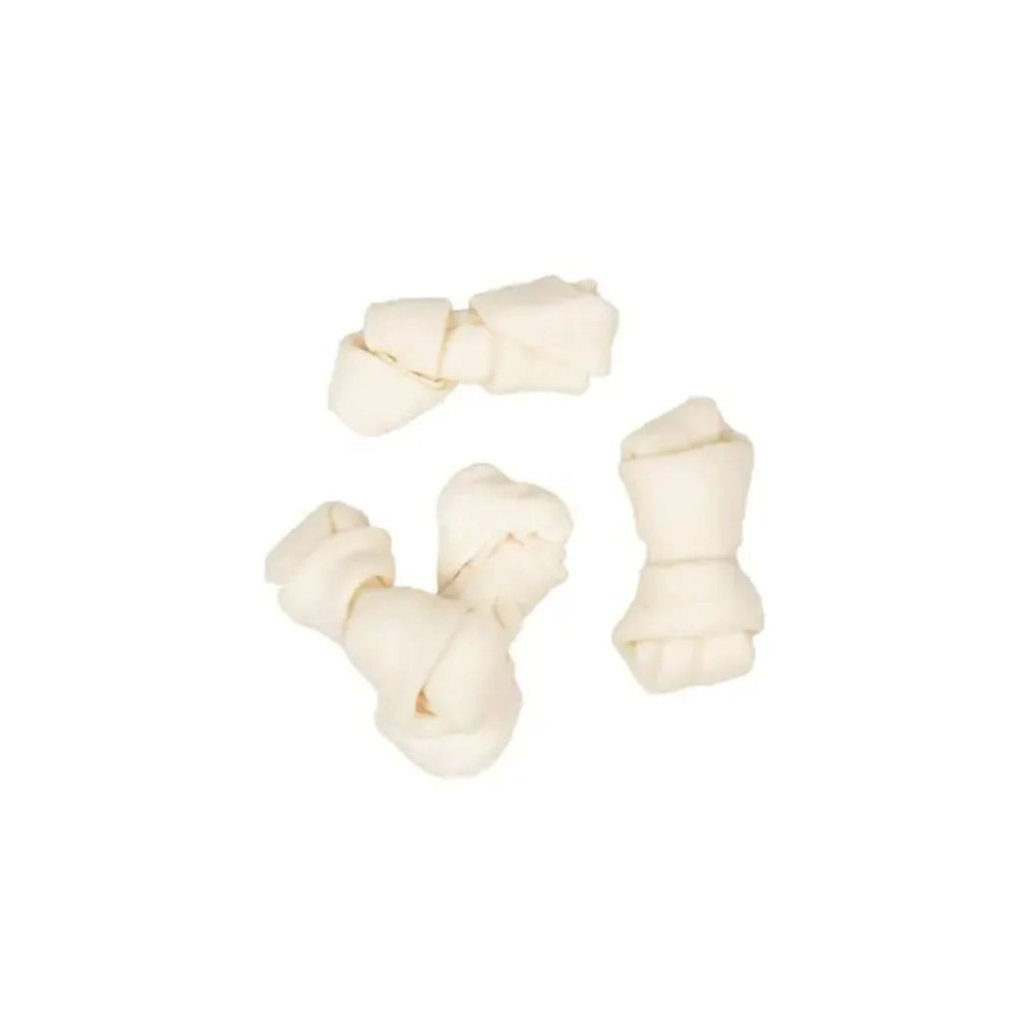 Duvo+ Knotted Bone 4Pcs – Small Dog Chew Toys 9cm Each