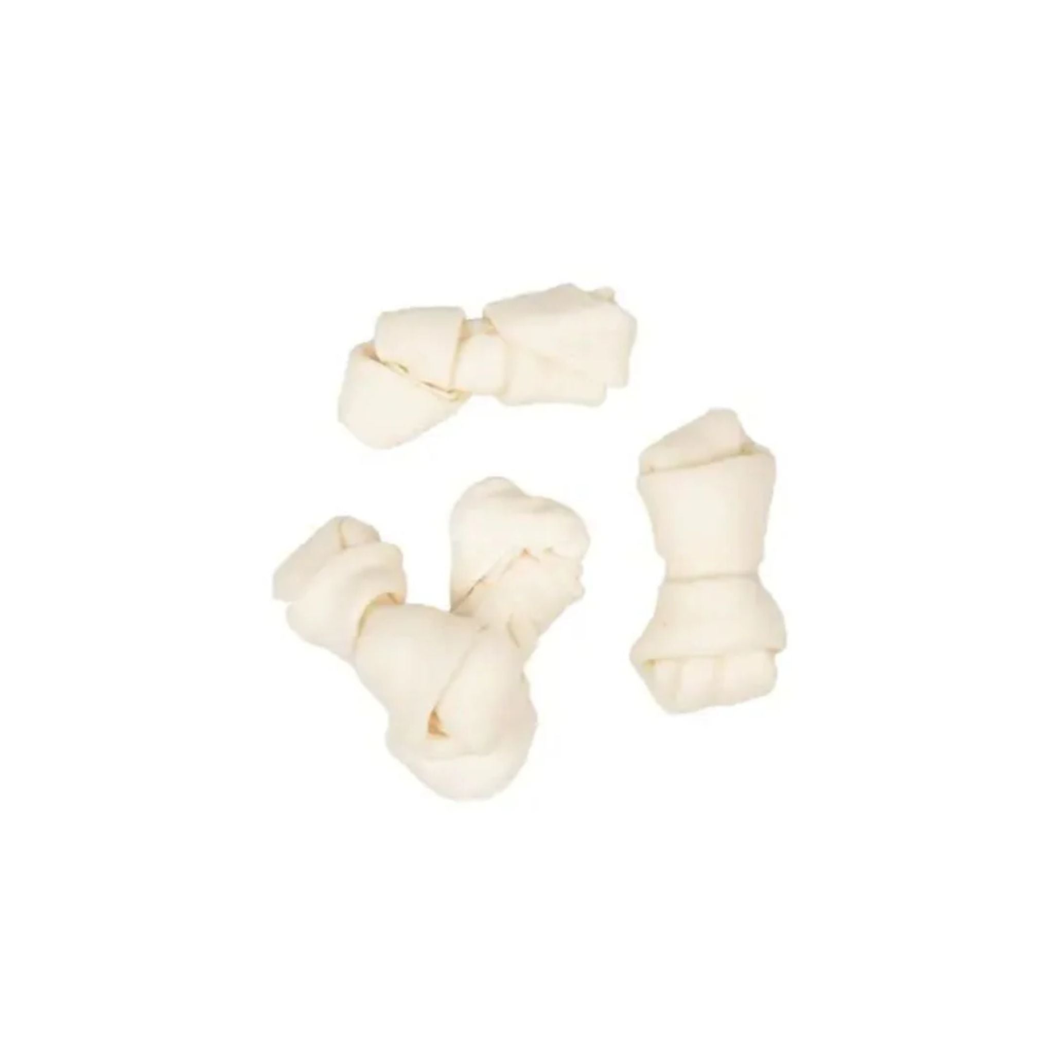 Duvo+ Knotted Bone 4Pcs – Small Dog Chew Toys 9cm Each
