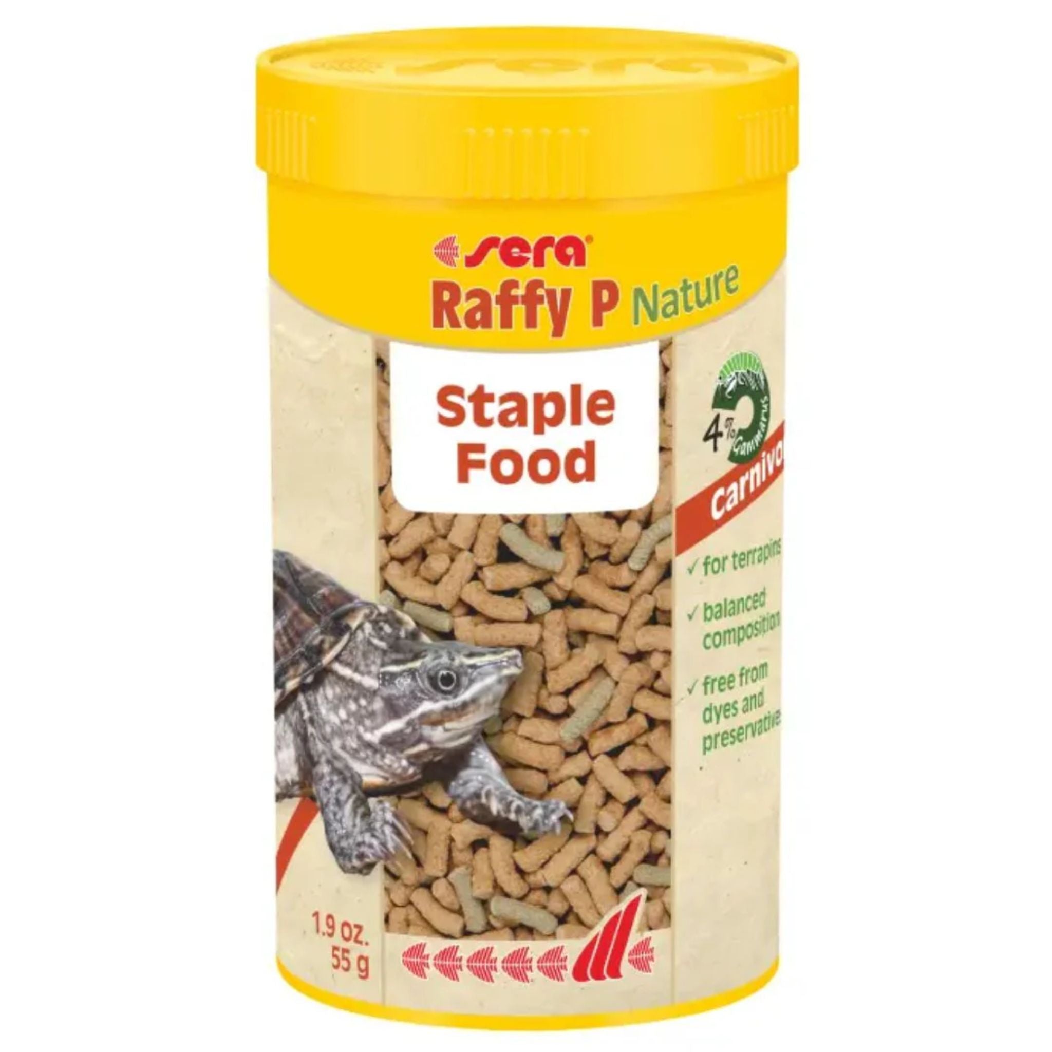 Sera Raffy-P Turtle Food Sticks Reptile Nutrition – 250ml