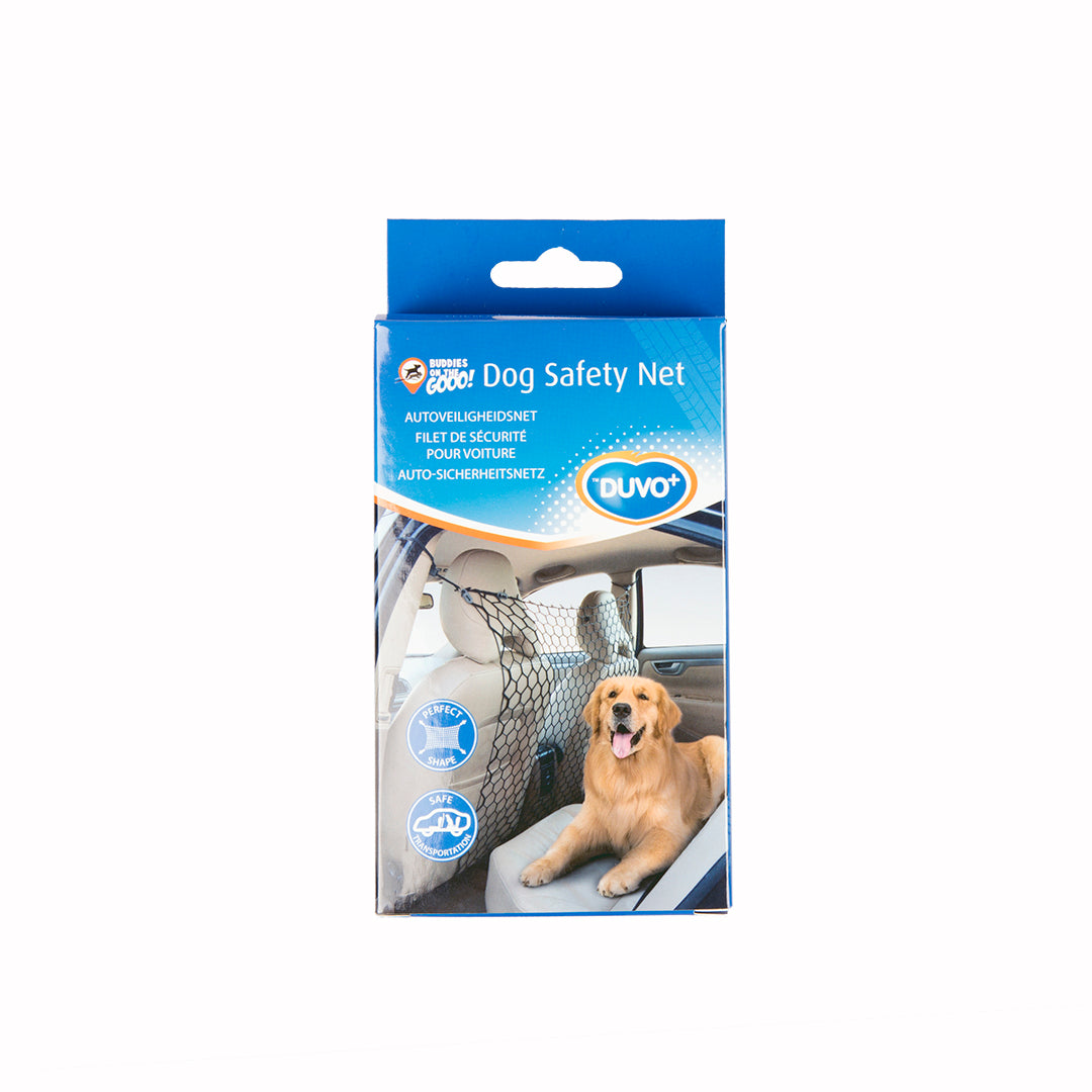 Duvo+ Dog Safety Net – 86x64cm Barrier for Cars or Doors